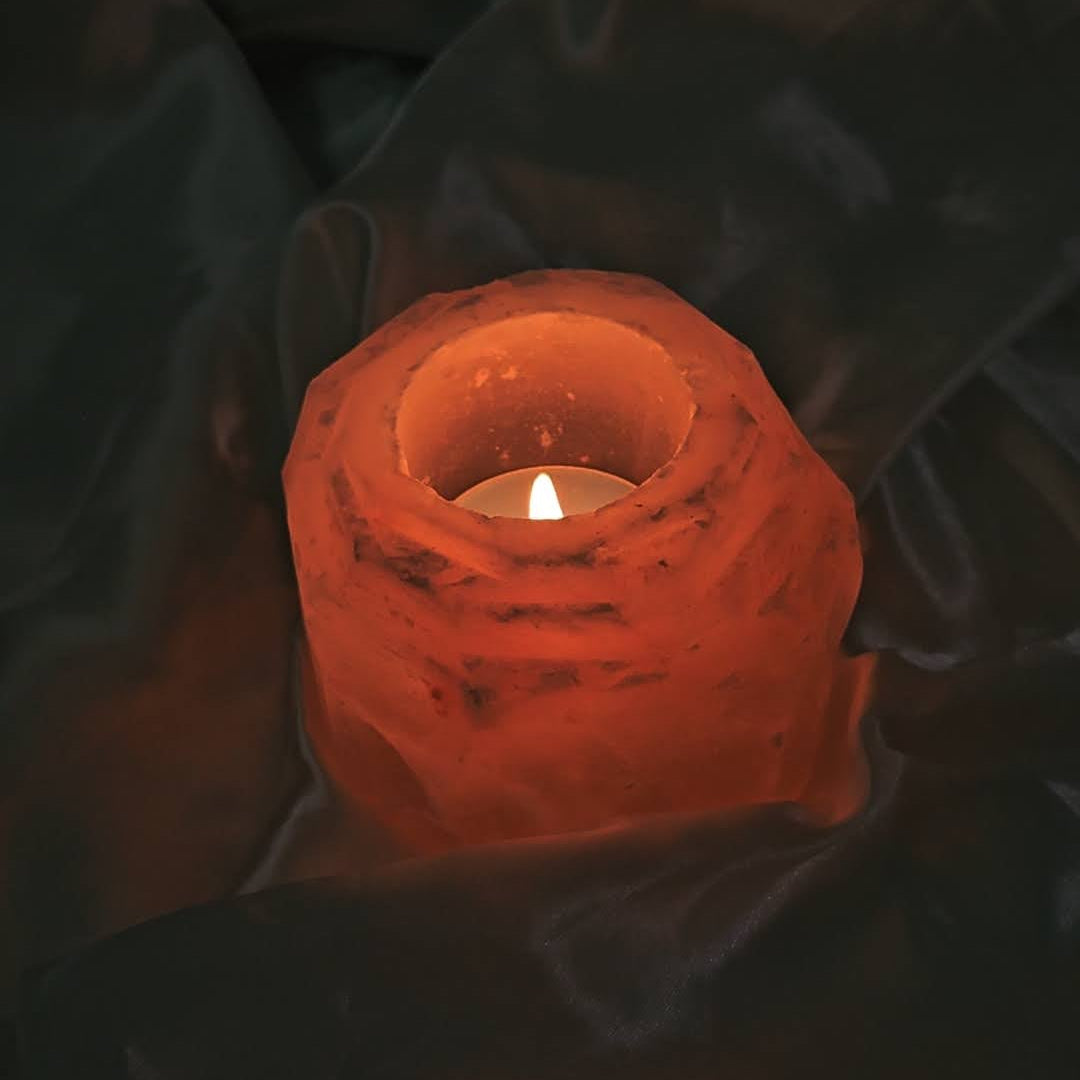 Pack Mini Ritual – Portavelas + 4 Velitas de Té