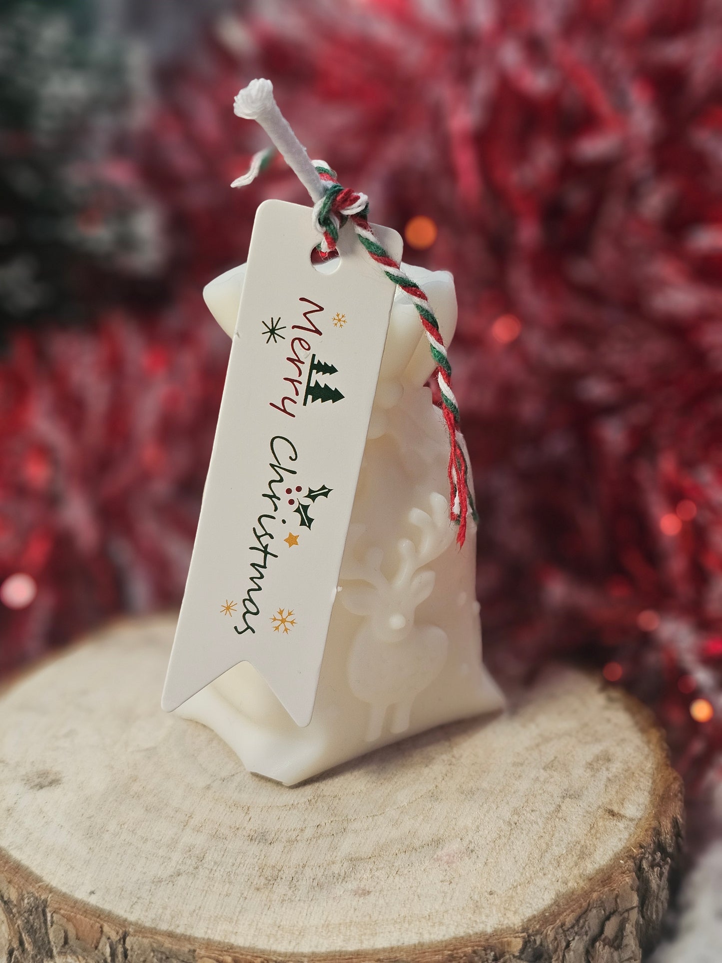Vela Saco de Papá Noel - Aroma a Galleta de Jengibre