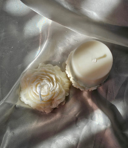 Pack Flores Eternas - Set de 2 Velas Decorativas Florales