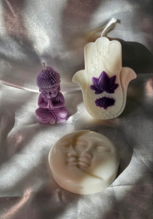 Pack Místico - Set de 3 Velas Decorativas