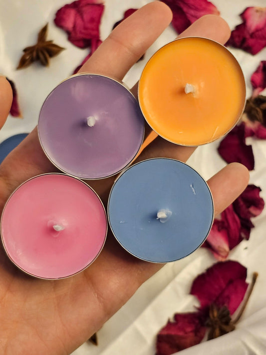 Pack de Velas de Té – Colección de Aromaterapia | Prueba los 4 Aromas y Encuentra tu Favorito