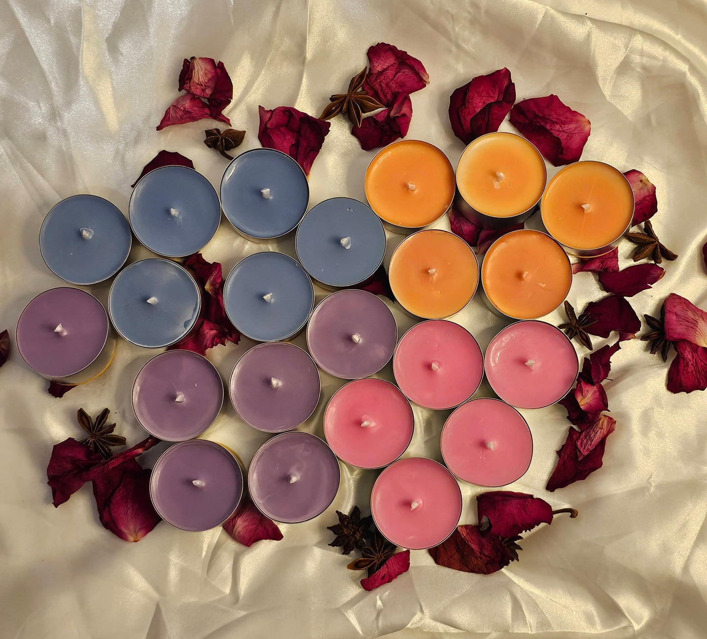 Pack de Velas de Té – Colección de Aromaterapia | Prueba los 4 Aromas y Encuentra tu Favorito