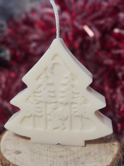 Vela decorativa Árbol Papá Noel en el Bosque - Aroma a Árbol de Navidad
