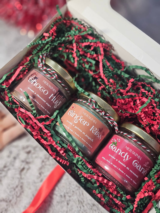 Pack Dulce Navidad - 3 velas pequeñas