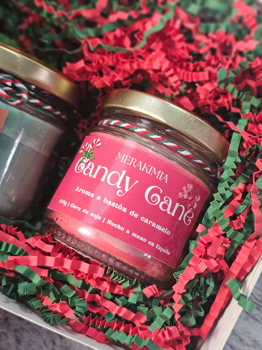 Candy Cane – Vela navideña de bastón de caramelo (100ml)