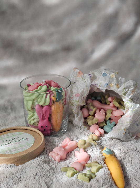 Pack Vela + Wax Melts Prado Encantado – Té verde y pepino