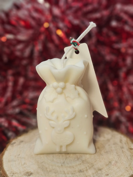 Vela Saco de Papá Noel - Aroma a Galleta de Jengibre