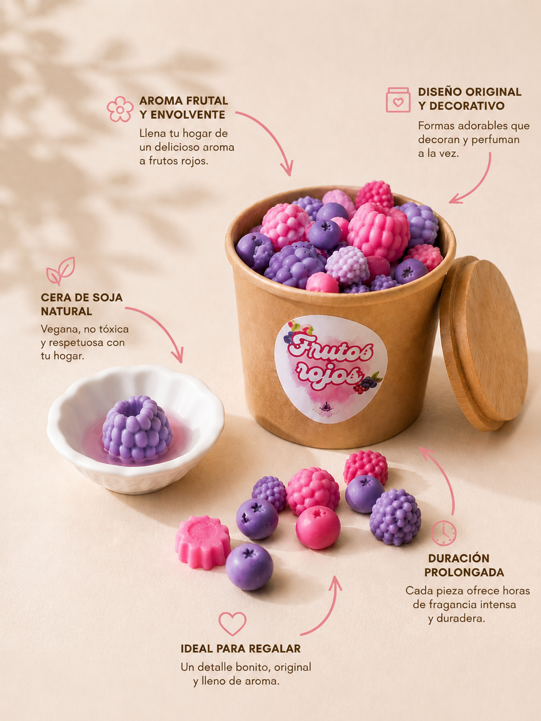 Wax melts Berry Summer | Aroma a frutos rojos